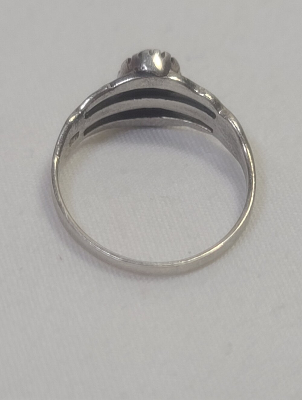 Sterling Silver Women's Turquoise Tribal 925 Ring Size 6.5 - Picture 3 of 6